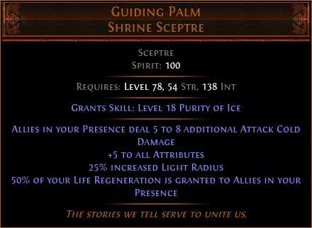 Guiding Palm Shrine Sceptre