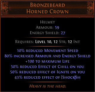 Bronzebeard Horned Crown