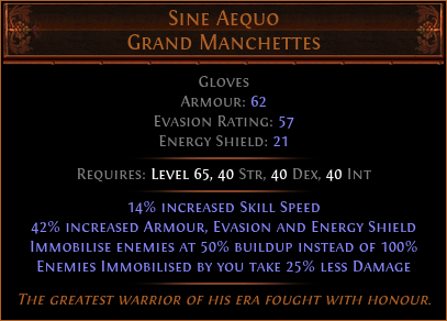 Sine Aequo Grand Manchettes
