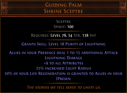 Guiding Palm Shrine Sceptre