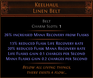 Keelhaul Linen Belt