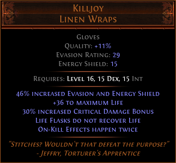 Killjoy Linen Wraps