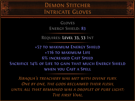 Demon Stitcher Intricate Gloves