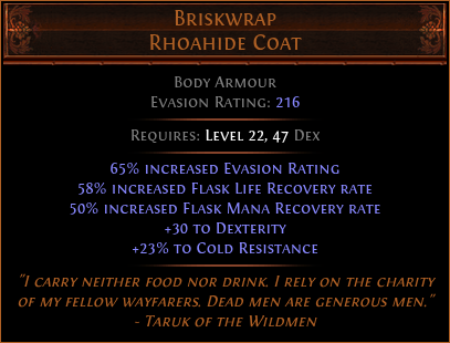 Briskwrap Rhoahide Coat