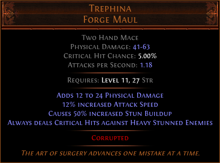 Trephina Forge Maul