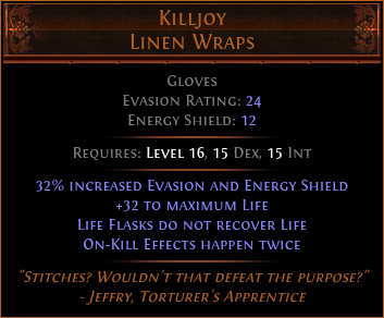 Killjoy Linen Wraps