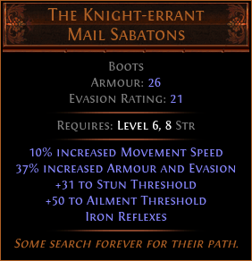 The Knight-errant Mail Sabatons
