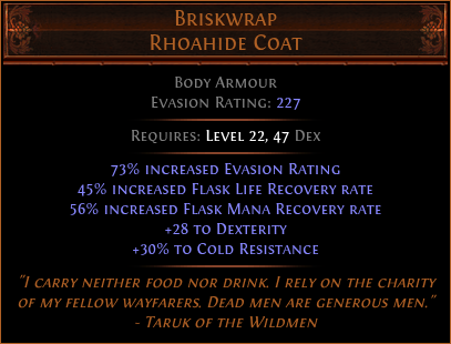 Briskwrap Rhoahide Coat