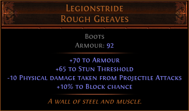 Legionstride Rough Greaves