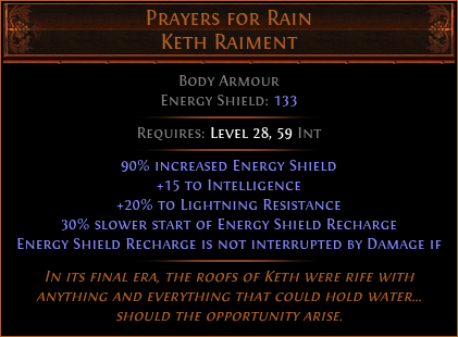 Prayers for Rain Keth Raiment