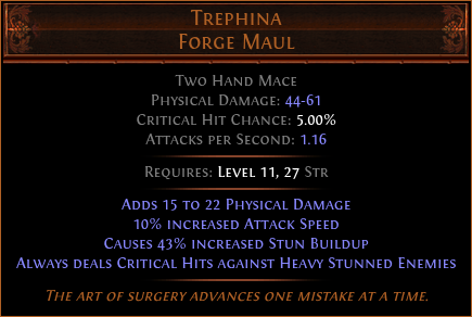 Trephina Forge Maul