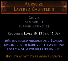 Aurseize Layered Gauntlets