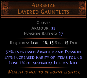 Aurseize Layered Gauntlets