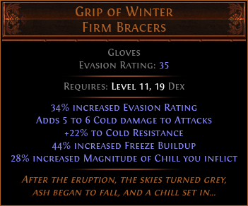 Grip of Winter Firm Bracers