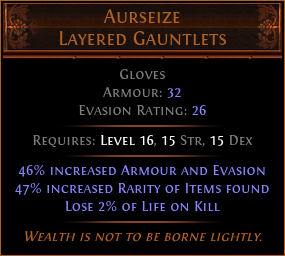 Aurseize Layered Gauntlets
