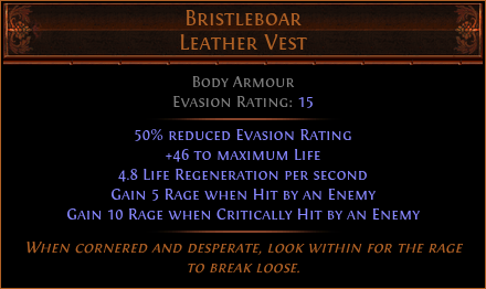 Bristleboar Leather Vest