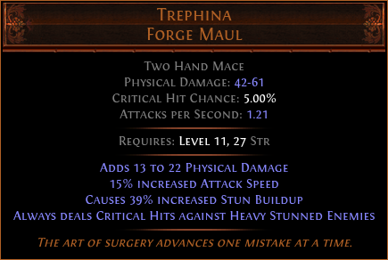 Trephina Forge Maul