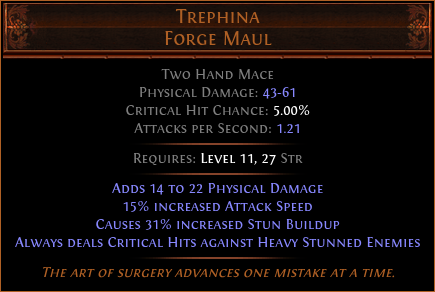 Trephina Forge Maul