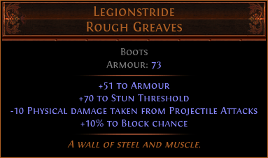 Legionstride Rough Greaves