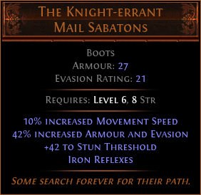 The Knight-errant Mail Sabatons