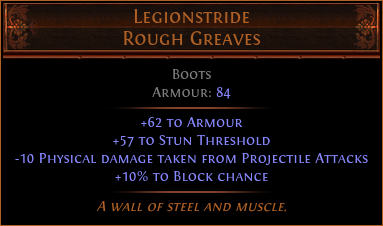 Legionstride Rough Greaves
