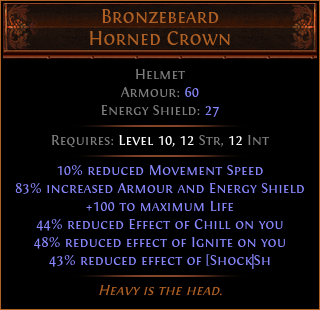 Bronzebeard Horned Crown