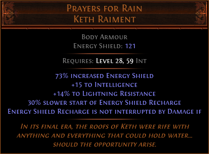 Prayers for Rain Keth Raiment