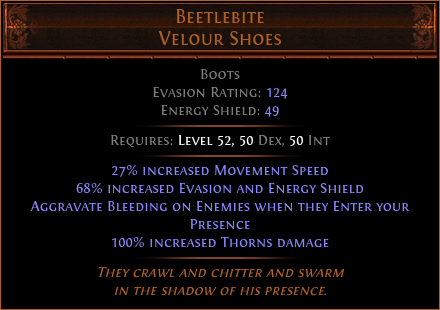 Beetlebite Velour Shoes