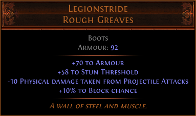 Legionstride Rough Greaves