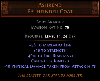 Ashrend Pathfinder Coat