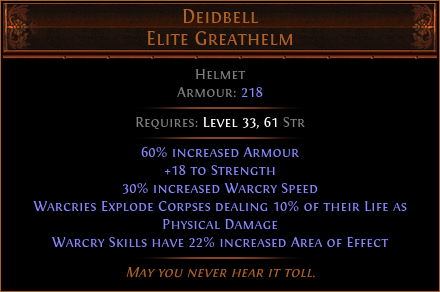 Deidbell Elite Greathelm