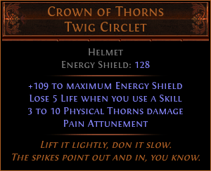 Crown of Thorns Twig Circlet