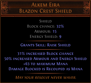 Alkem Eira Blazon Crest Shield